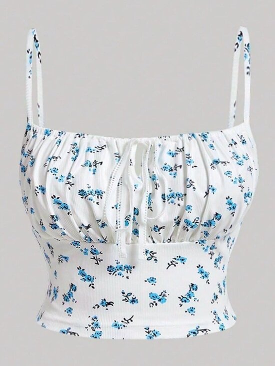 Tops - Women’s XL Floral Crop Top
